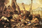CASTIGLIONE, Giovanni Benedetto The Fable of Diogenes oil painting picture wholesale